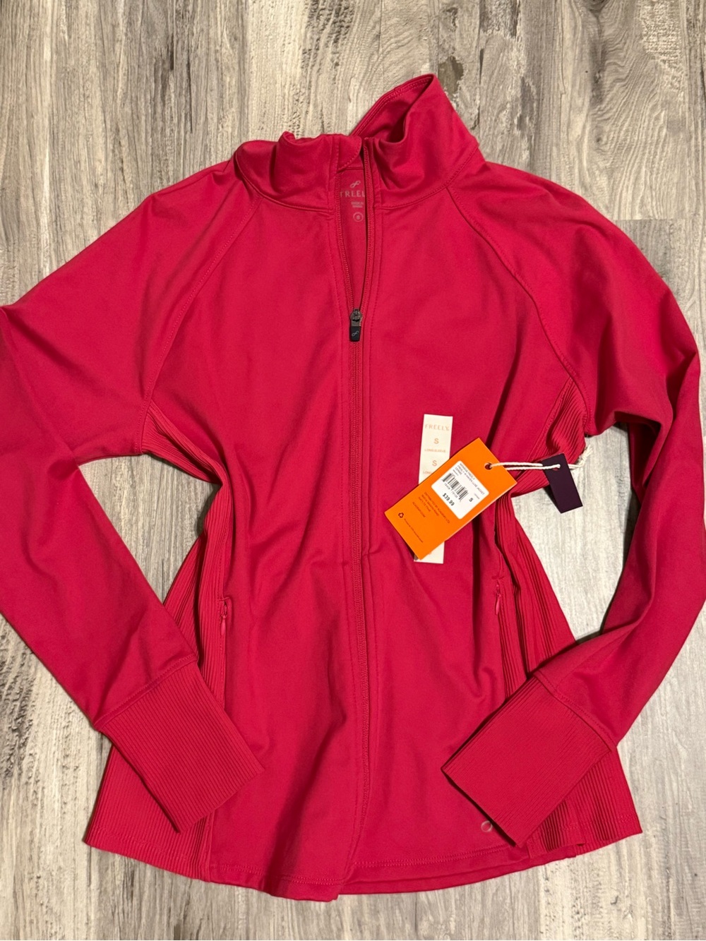 Freely Performance Utility Jacket in Raspberry